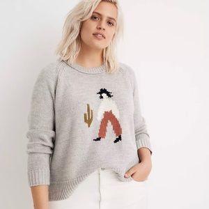 Madewell El Rancho Intarsia Cowgirl Sweater